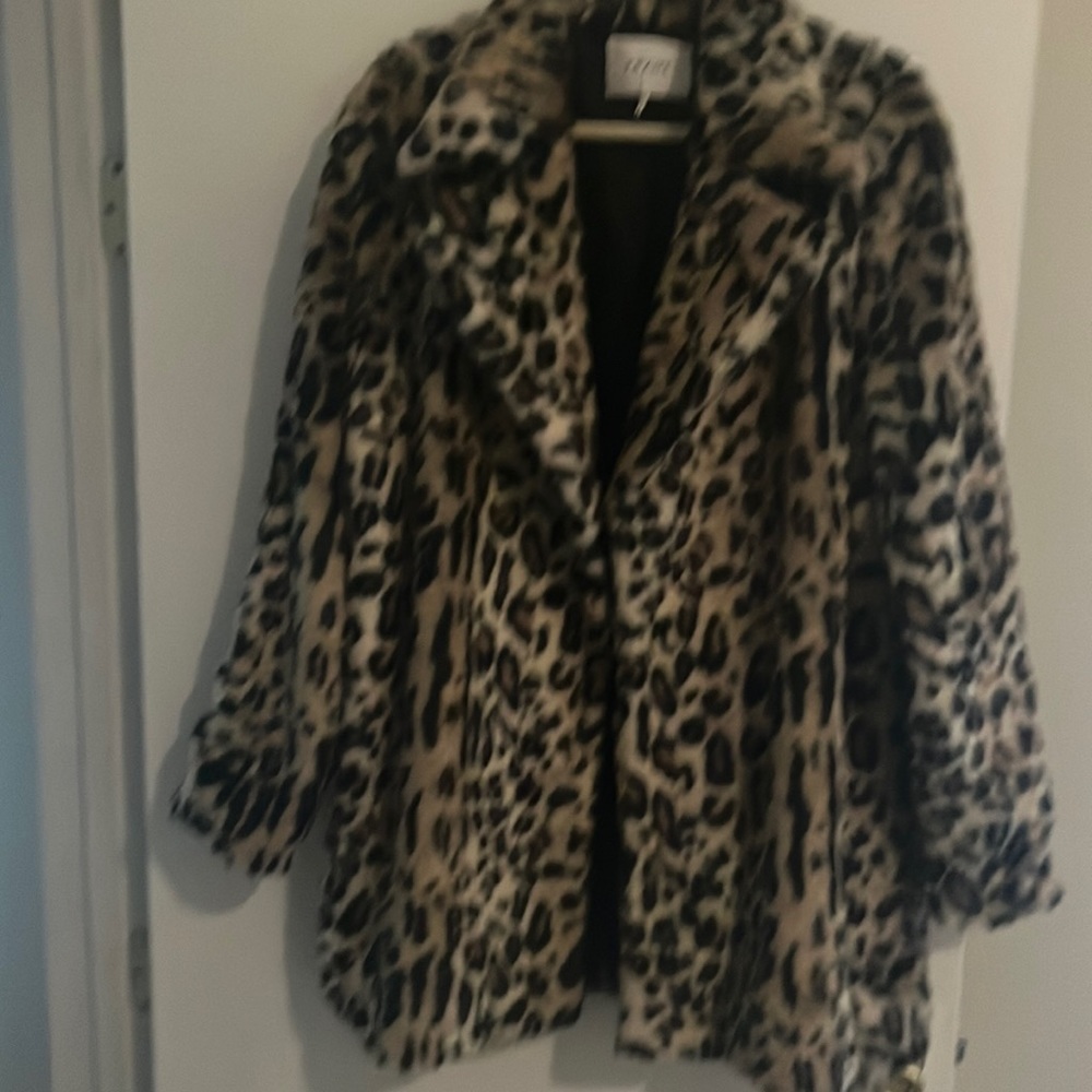 Frame Leopard Coat